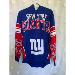 New York Giants Official NFL Hooded Sweater - Size Medium  Team Apparel